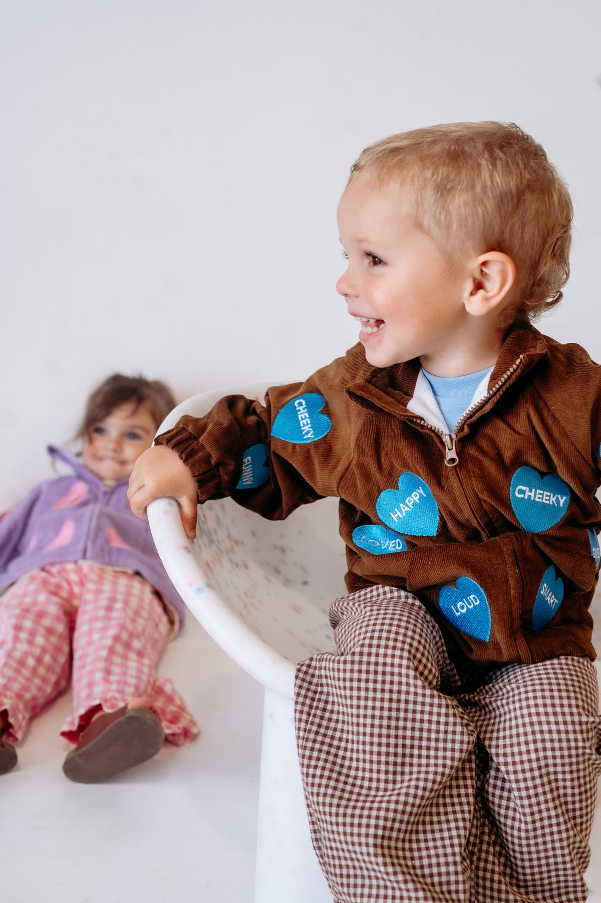 Affirmations Cord Jacket Brown