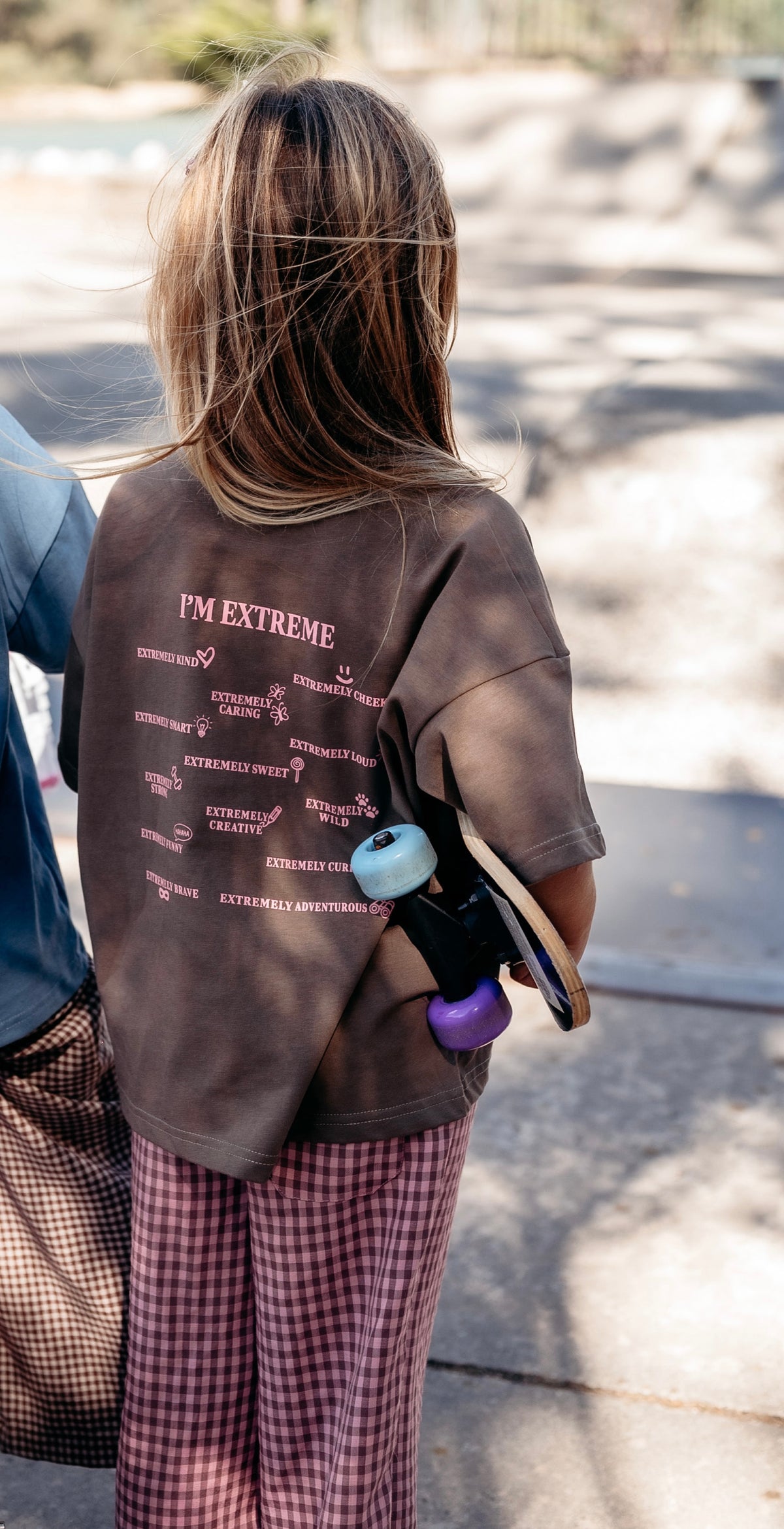 I’m Extreme Tee - Brown & Pink