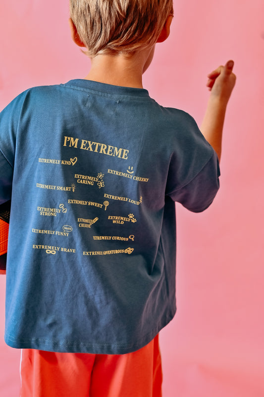I’m Extreme Tee - Navy & Yellow
