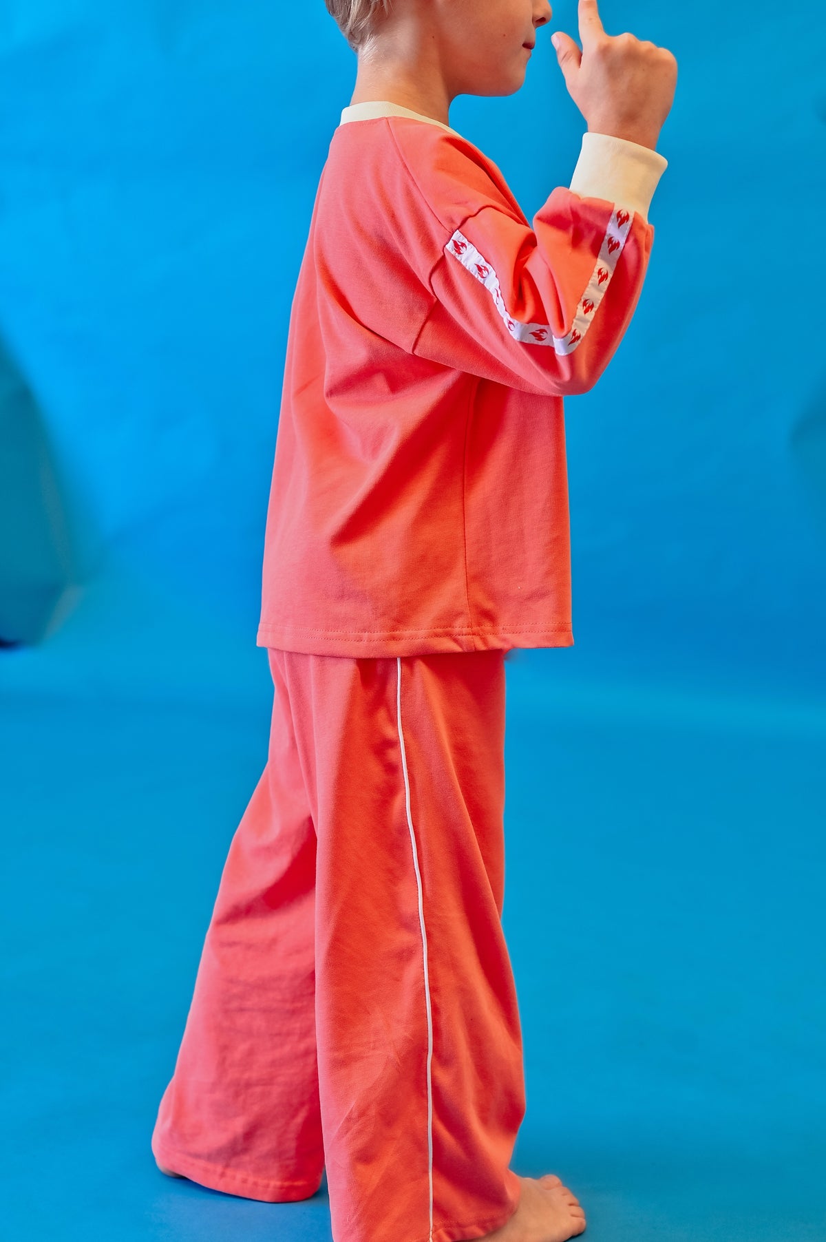 Red Cotton Pants