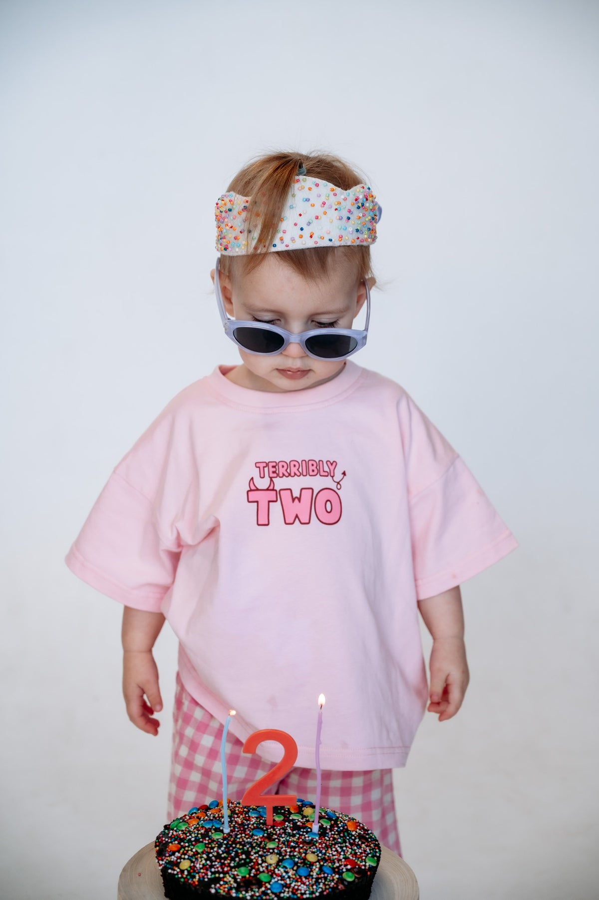 TERRIBLY TWO TEE - PINK