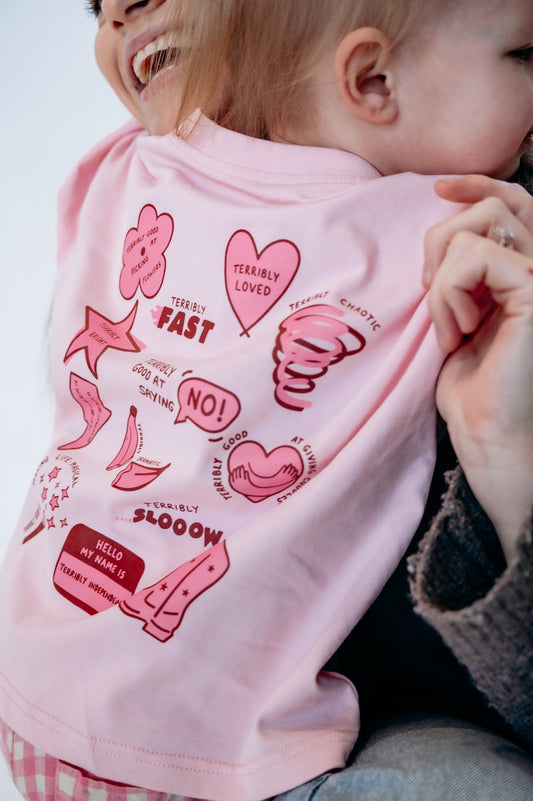 TERRIBLY TWO TEE - PINK