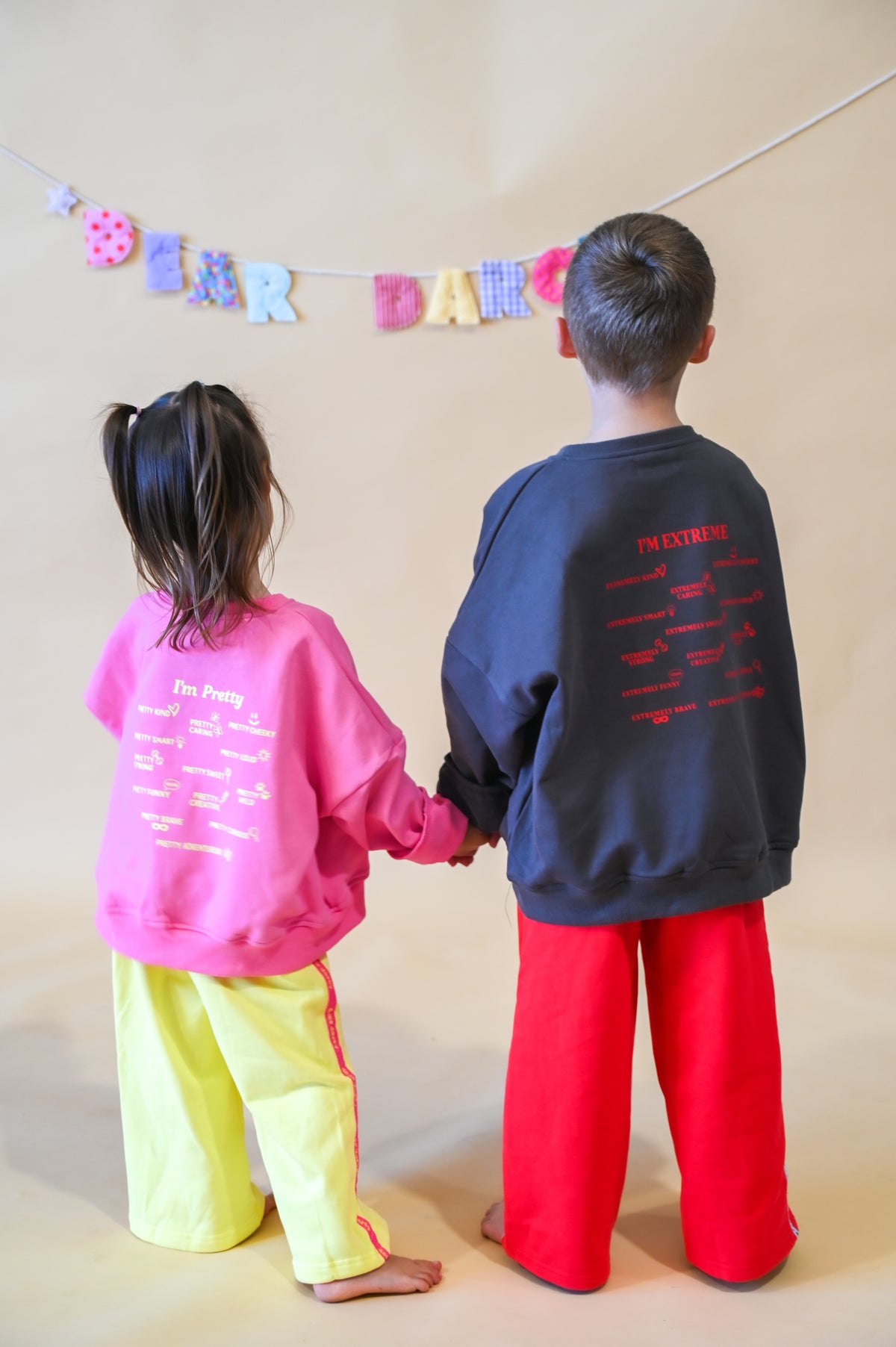 Red Dear Darcy Trackies