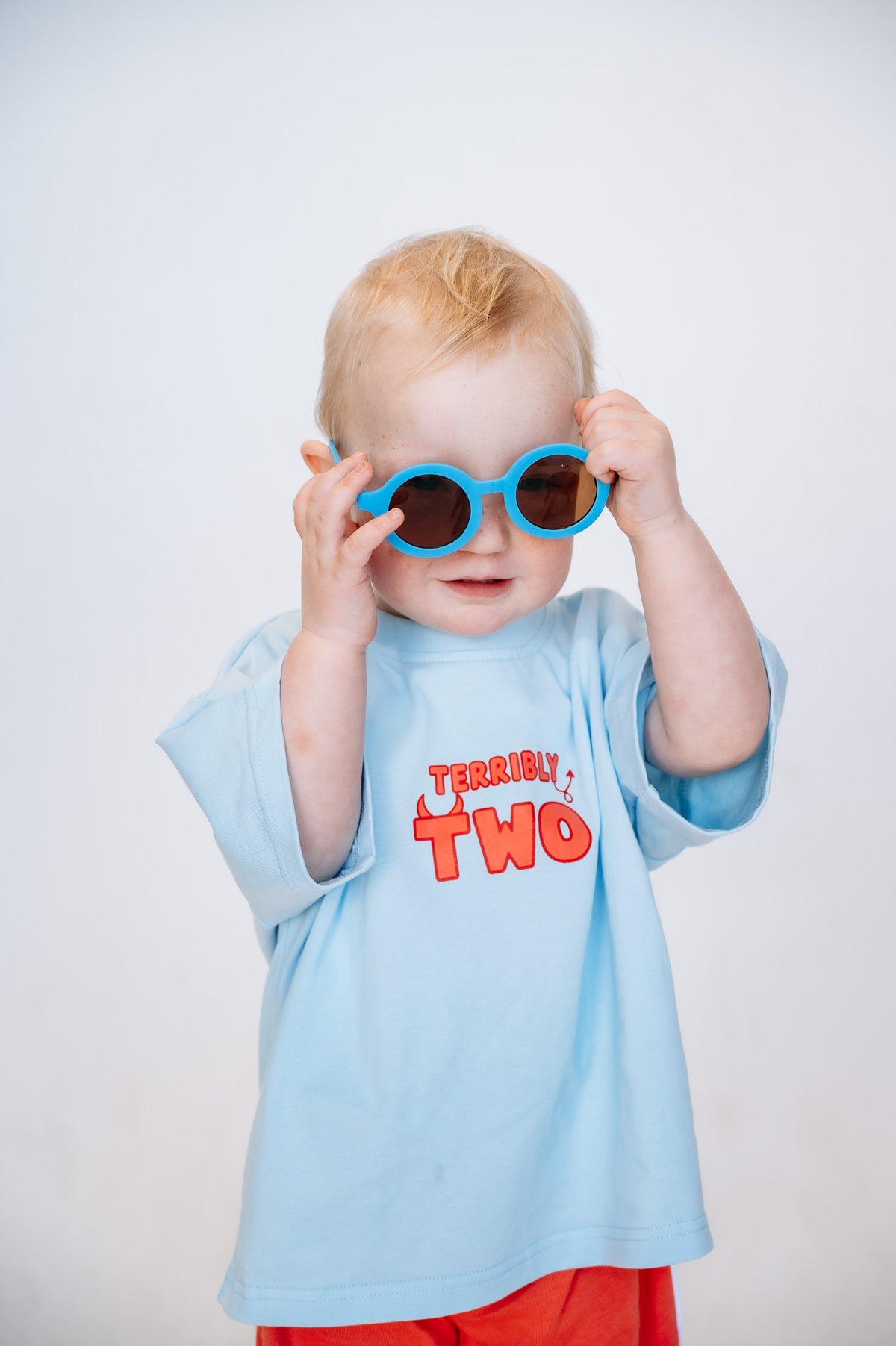 TERRIBLY TWO TEE - BLUE