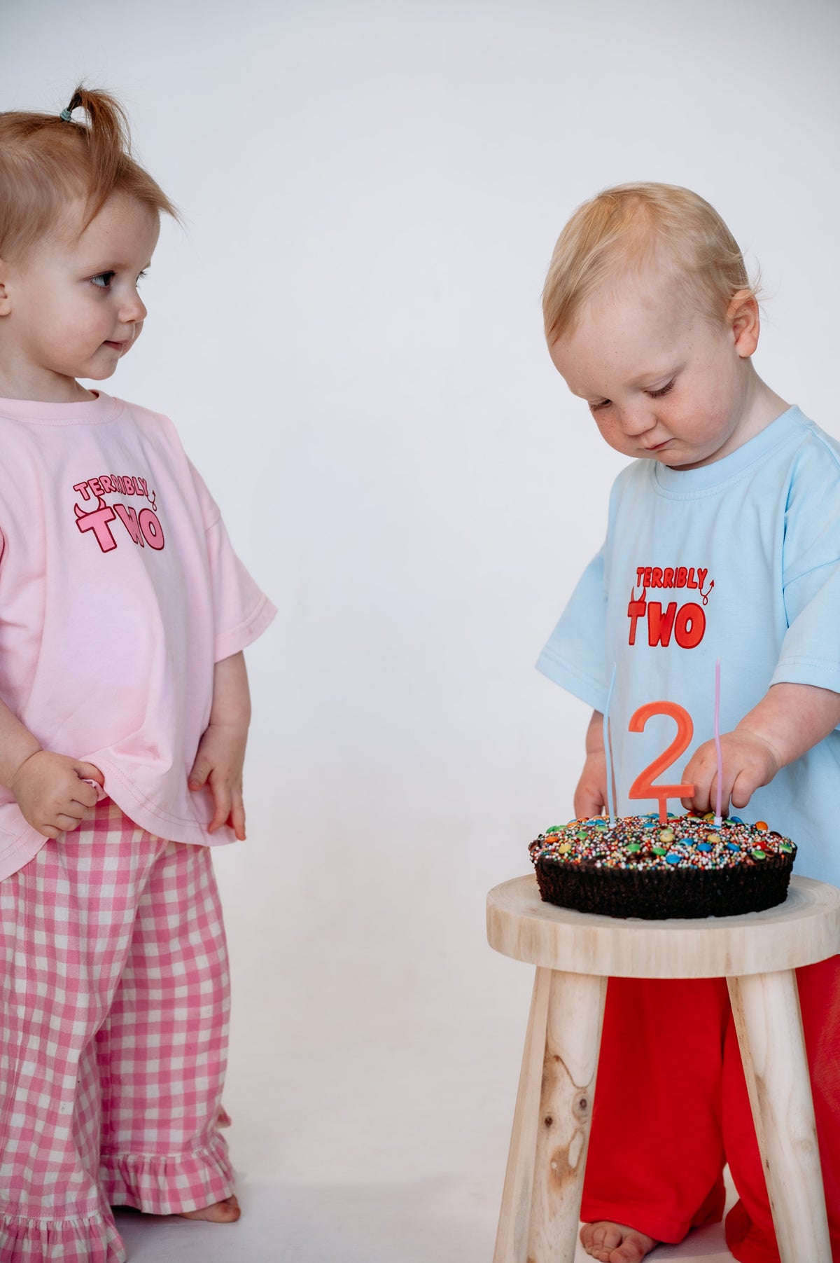 TERRIBLY TWO TEE - BLUE
