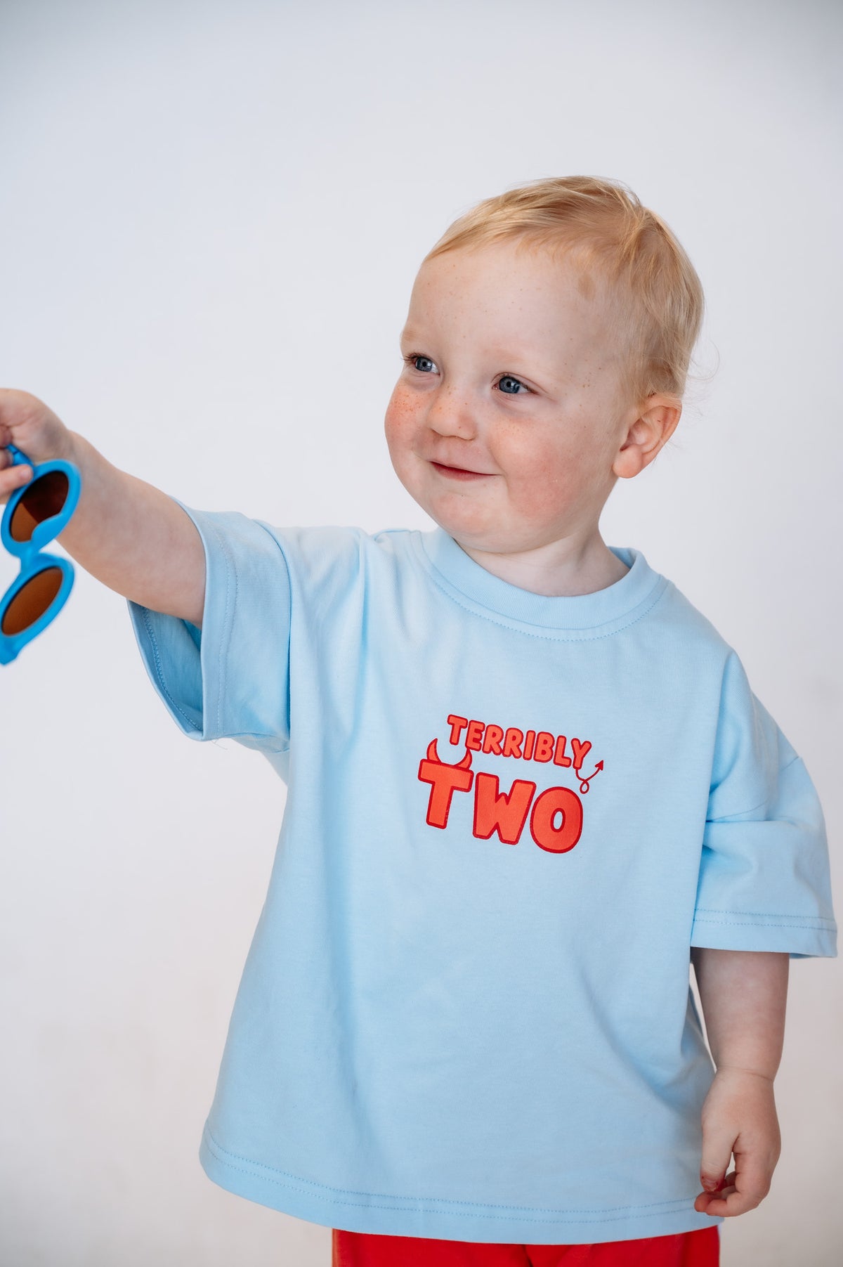 TERRIBLY TWO TEE - BLUE