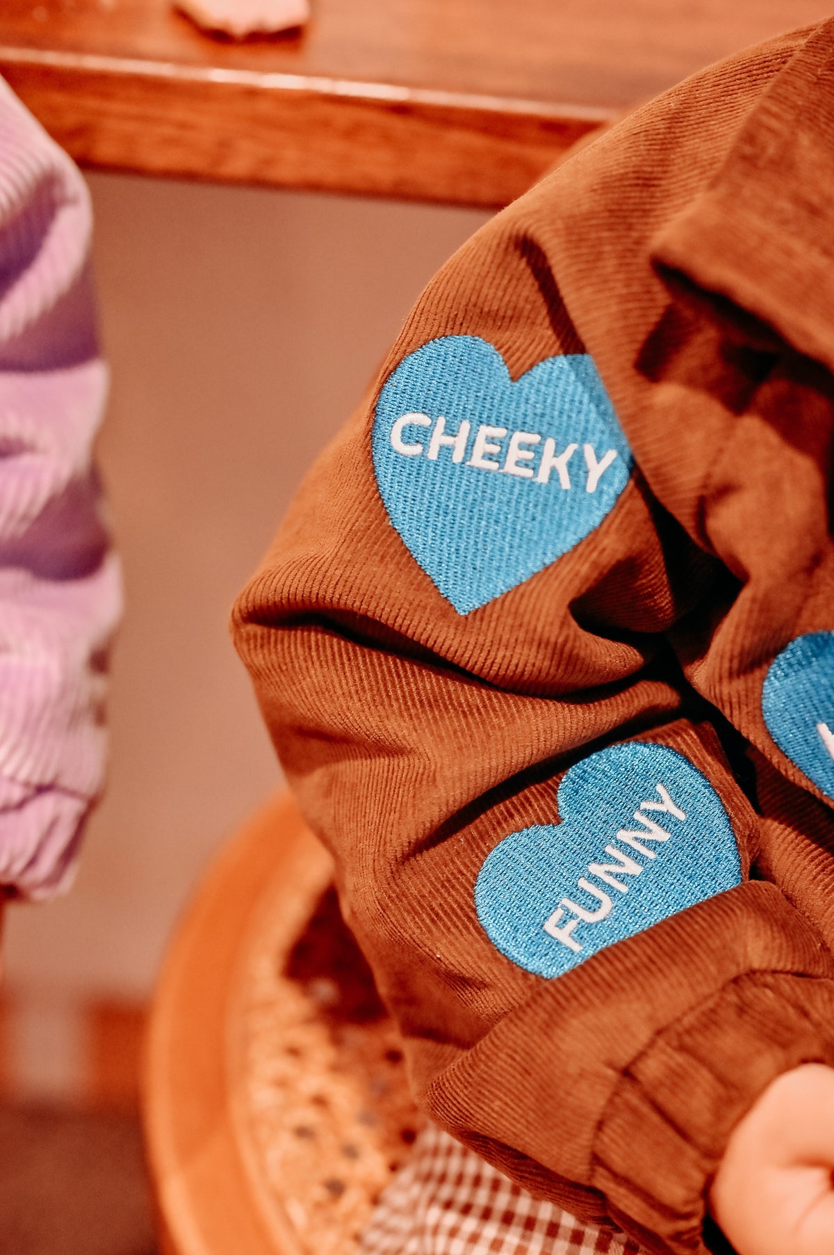 Affirmations Cord Jacket Brown