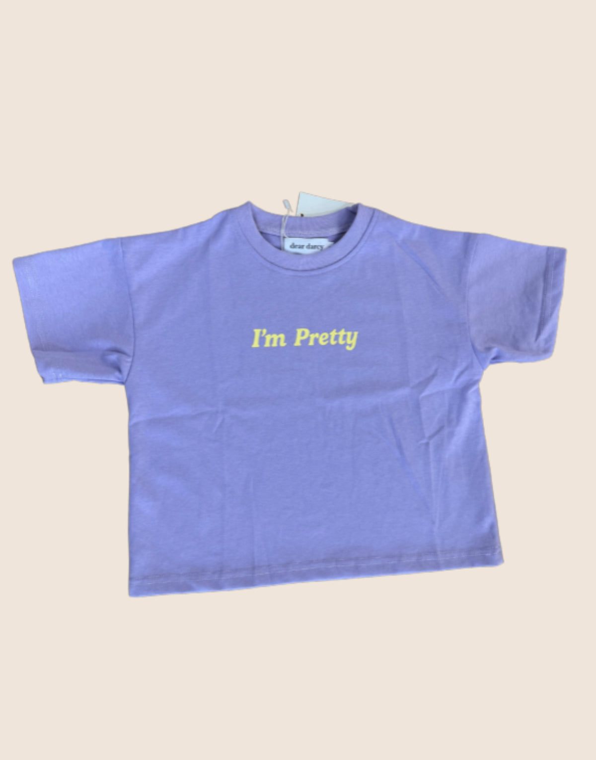 I’m Pretty Tee - Lilac & Yellow