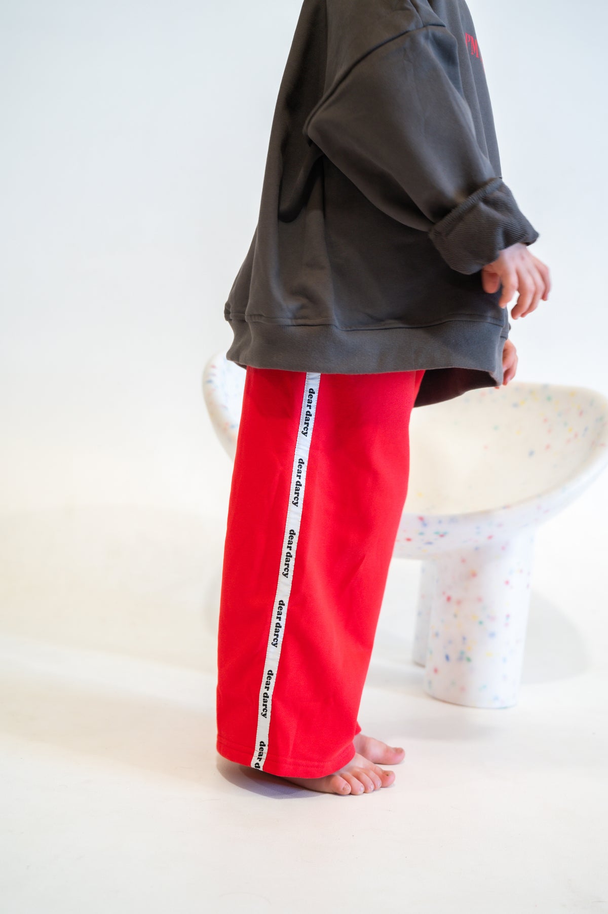 Red Dear Darcy Trackies
