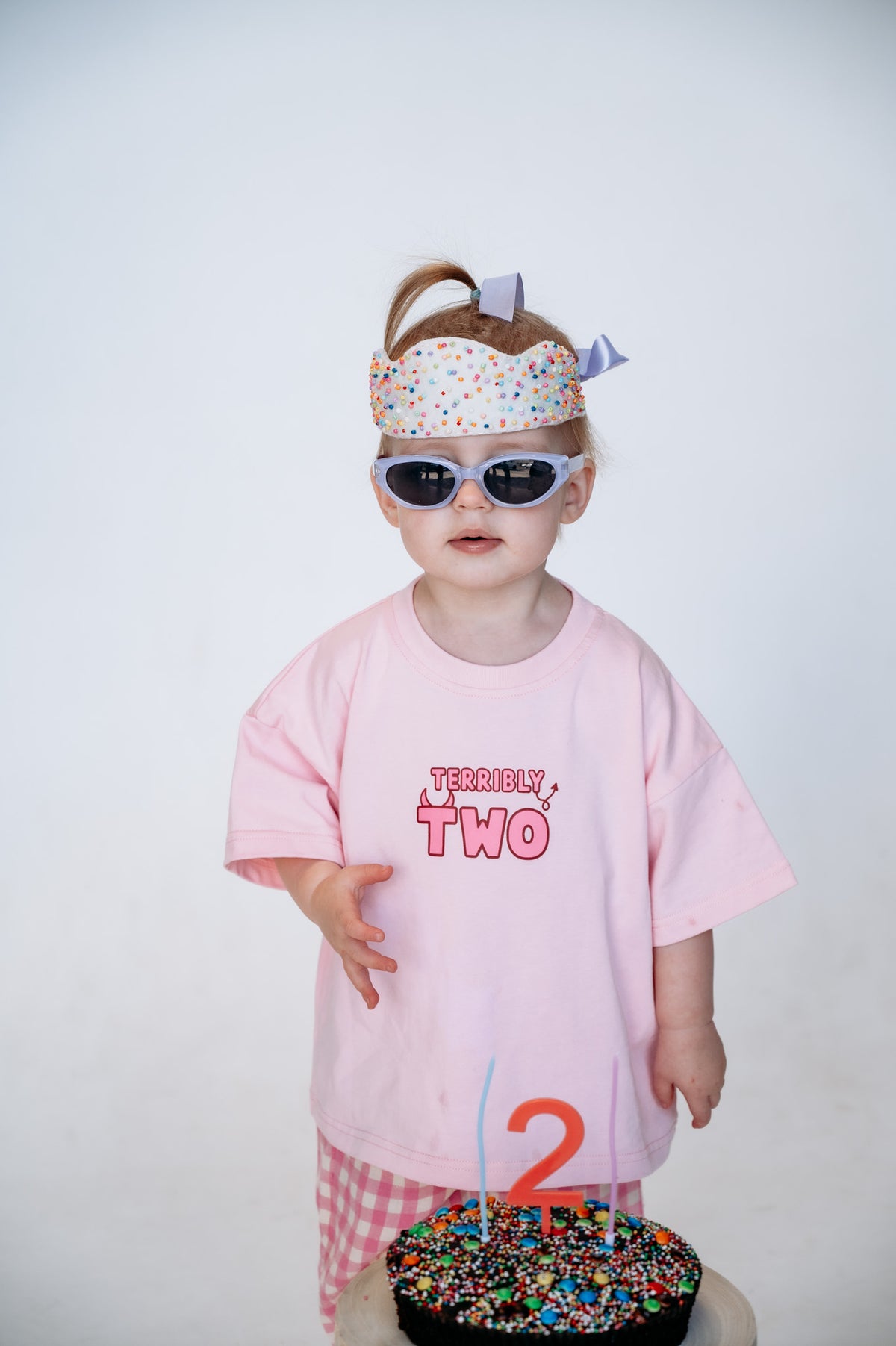 TERRIBLY TWO TEE - PINK