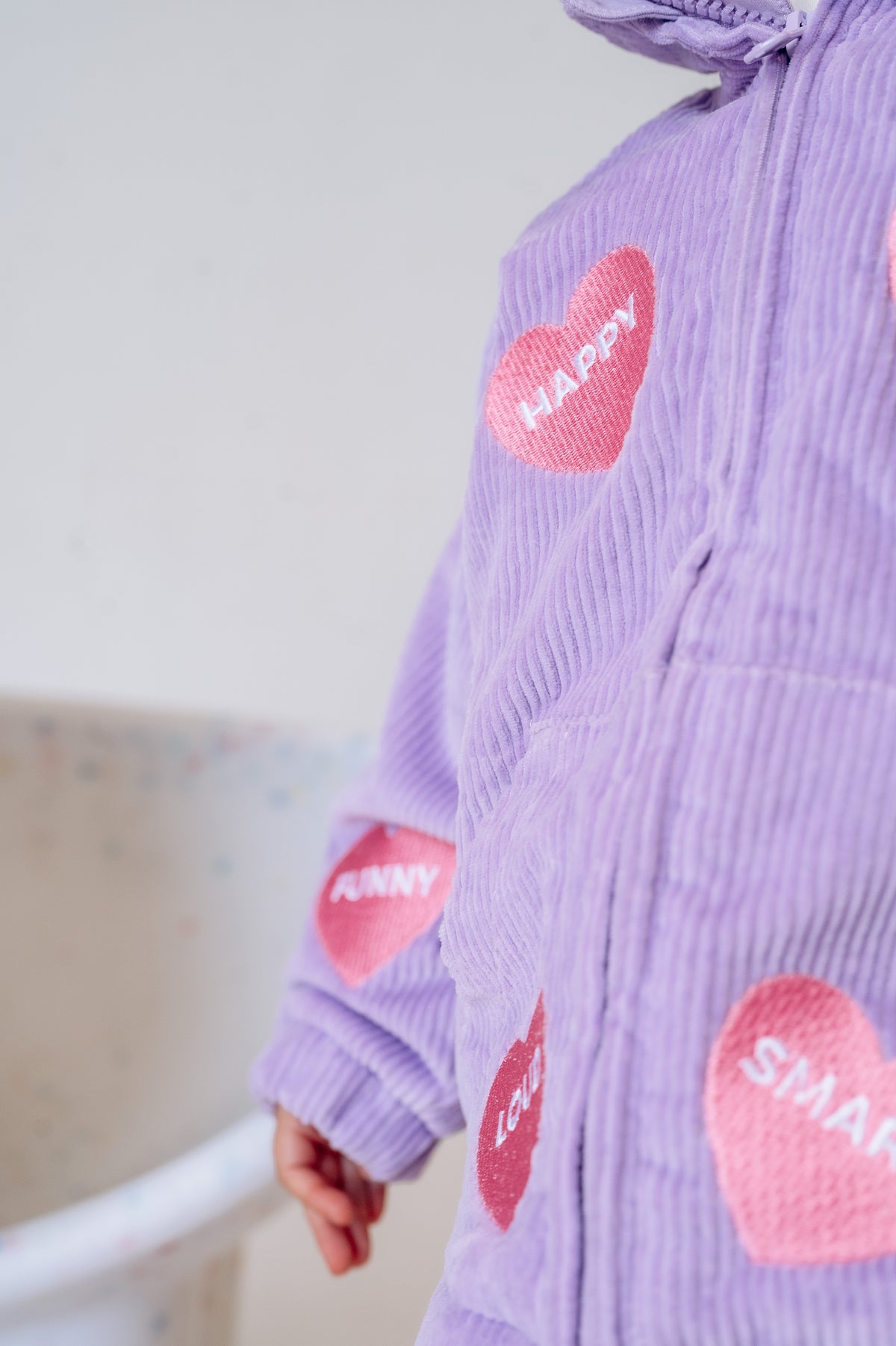 Affirmations Cord Jacket Lilac