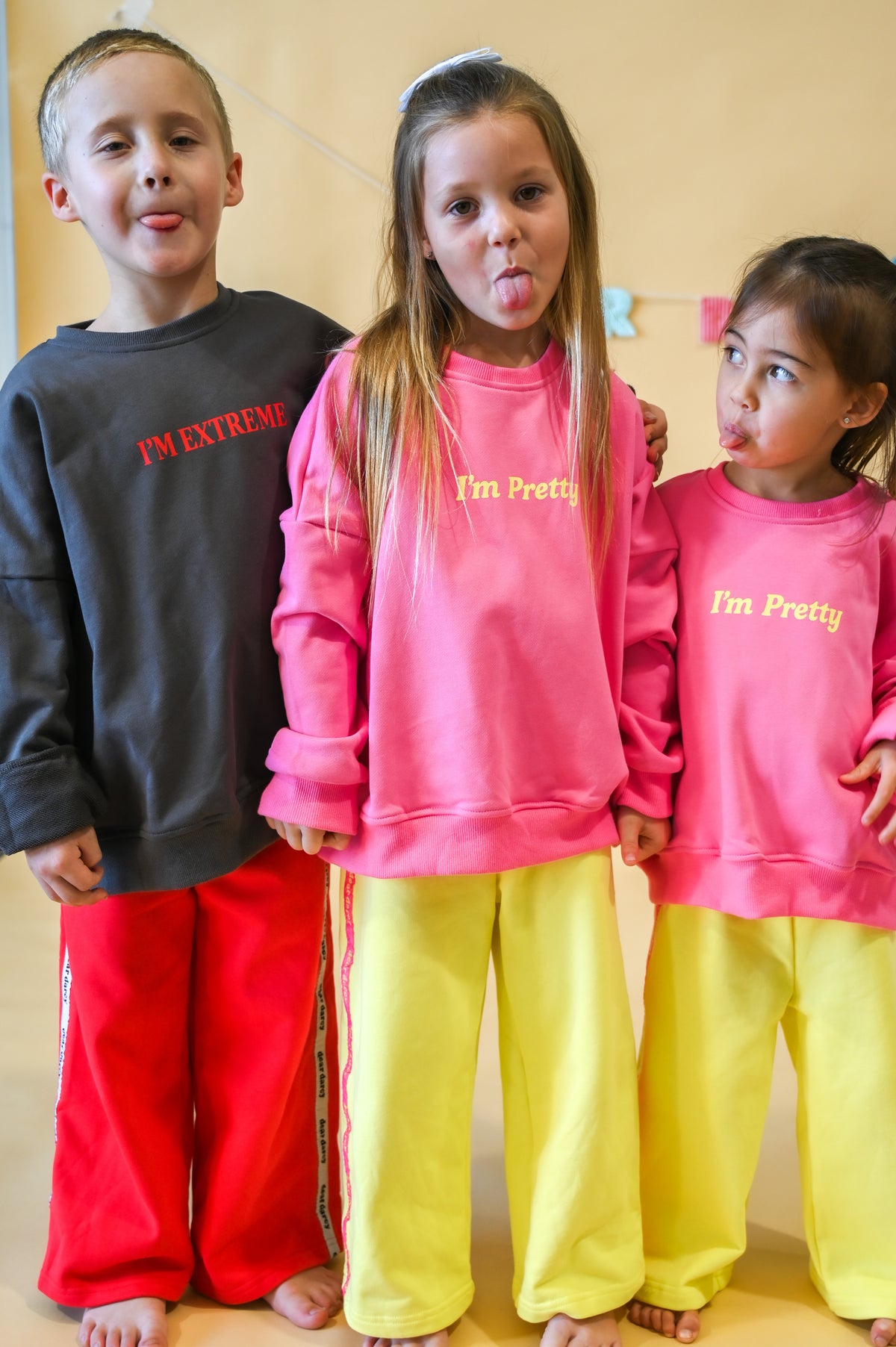 Red Dear Darcy Trackies