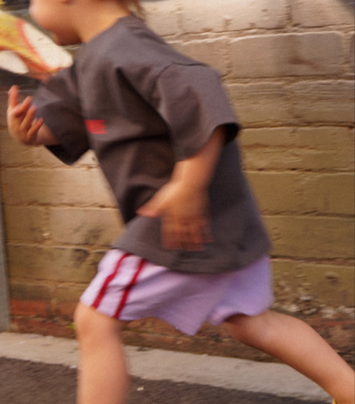 Running Riot Shorts Lilac & Red
